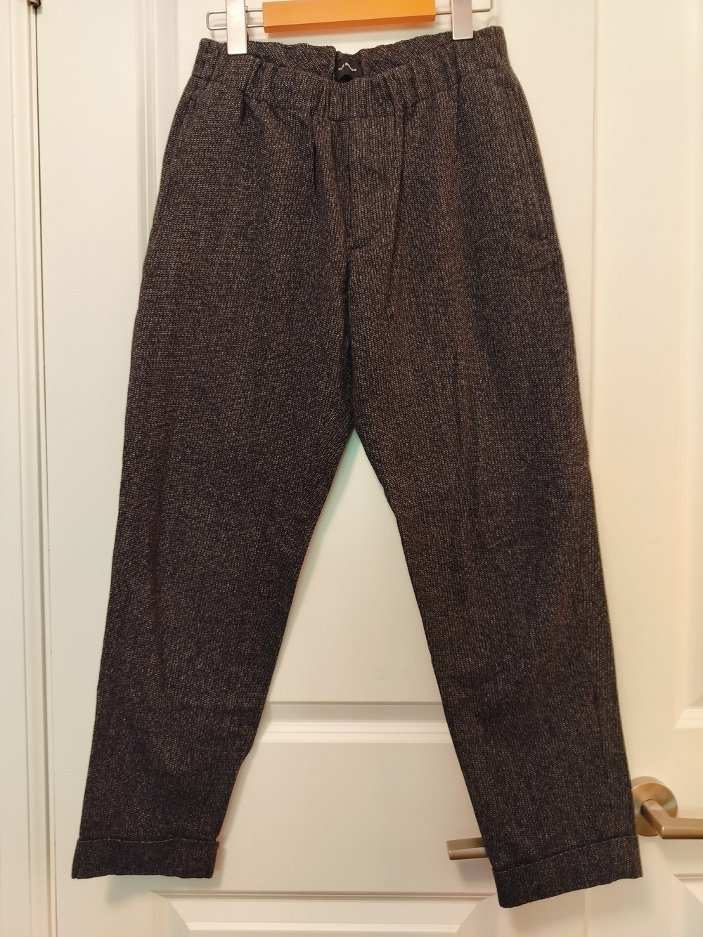 Club Monaco Casual Gray Draw String Cotton Pants